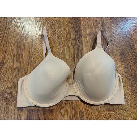 Wacoal Back Appeal Seamless Underwire T-Shirt Bra Size 34D Beige - Picture 1 of 6
